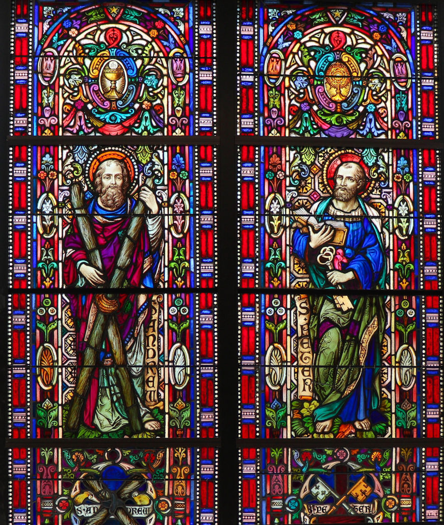 Stained Glass St. Andrew & St. Peter EDITED