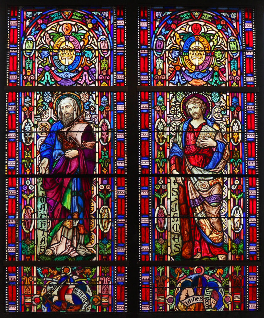 Stained Glass St. Machias & St. James Minor EDITED