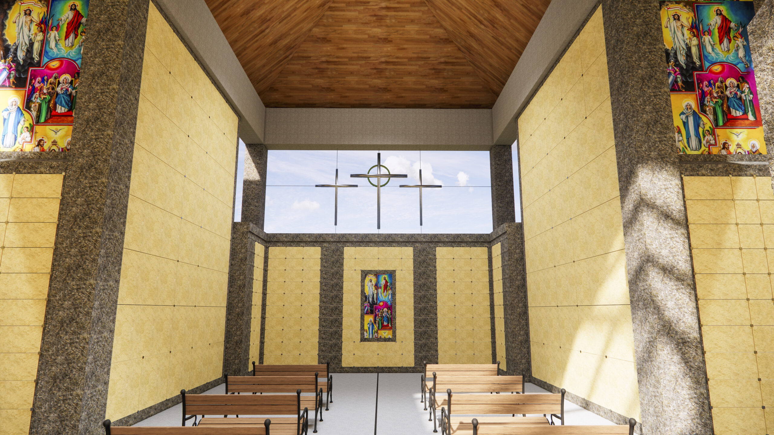 Open-Air Mausoleum Committal Chapel